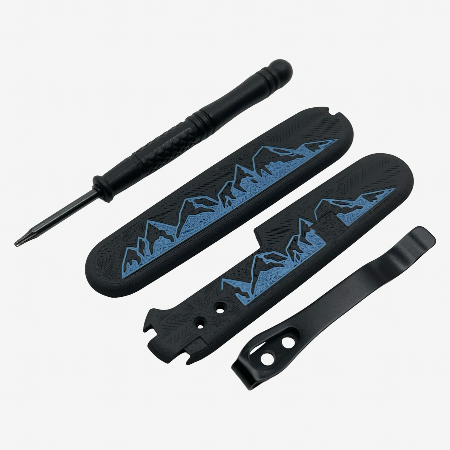 Summit Plus Scales Set for Victorinox SAKs with Optional Pocket Clip