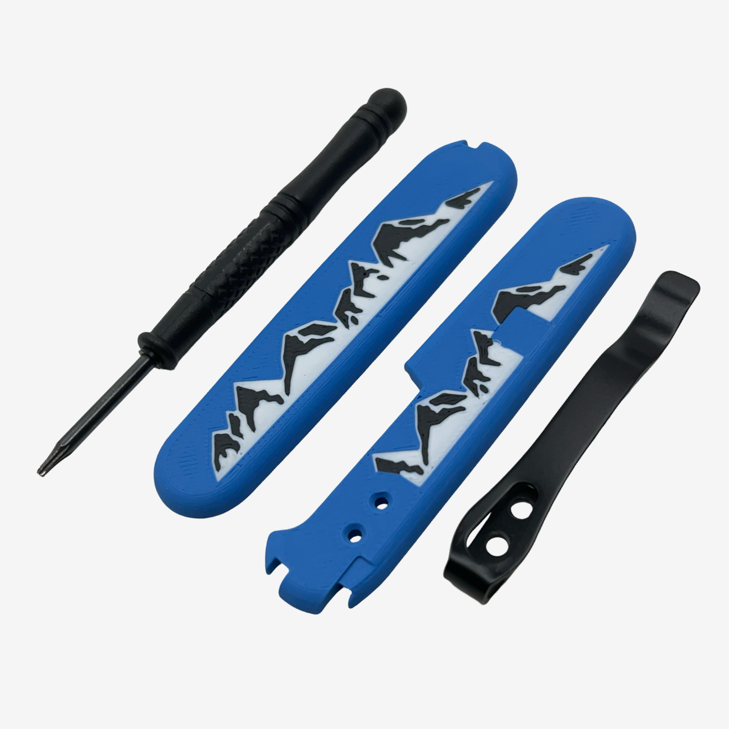 Summit Plus Scales Set for Victorinox SAKs with Optional Pocket Clip