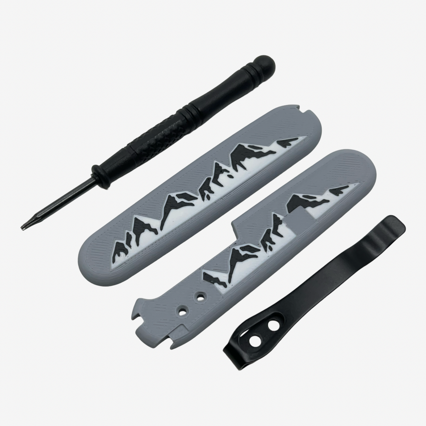 Summit Plus Scales Set for Victorinox SAKs with Optional Pocket Clip