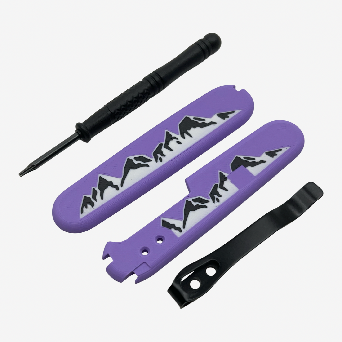 Summit Plus Scales Set for Victorinox SAKs with Optional Pocket Clip