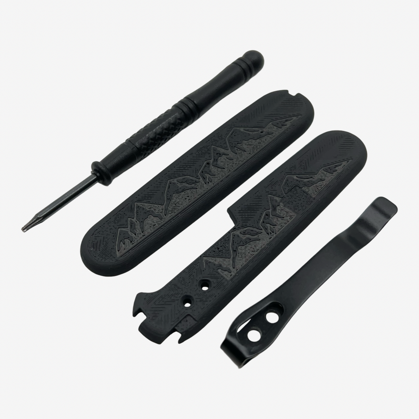 Summit Plus Scales Set for Victorinox SAKs with Optional Pocket Clip