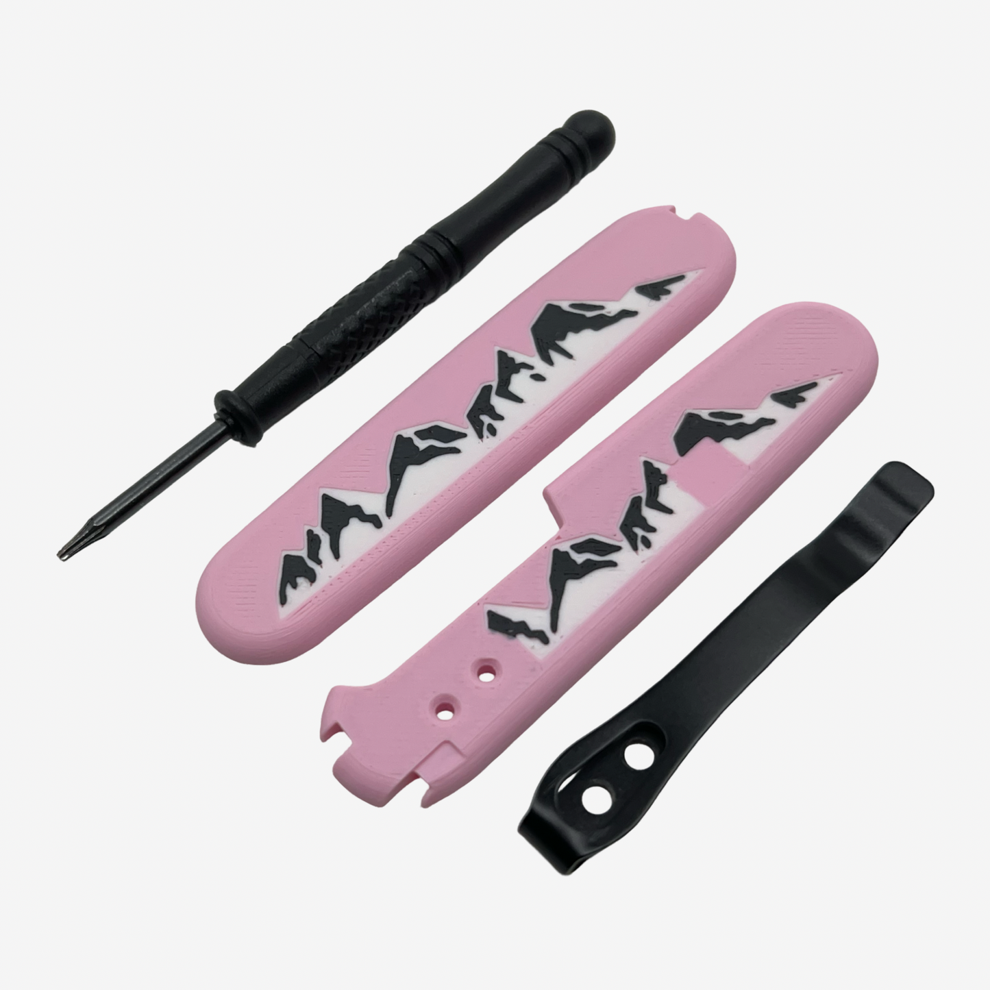 Summit Plus Scales Set for Victorinox SAKs with Optional Pocket Clip