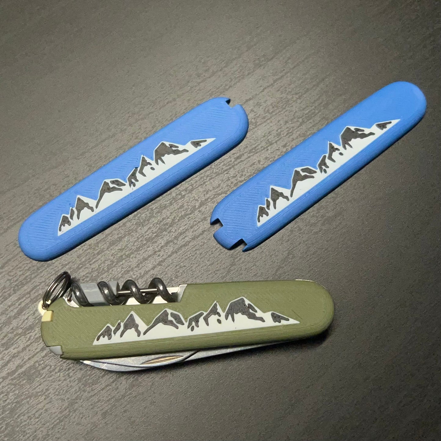 Summit Plus Scales Set for Victorinox SAKs with Optional Pocket Clip