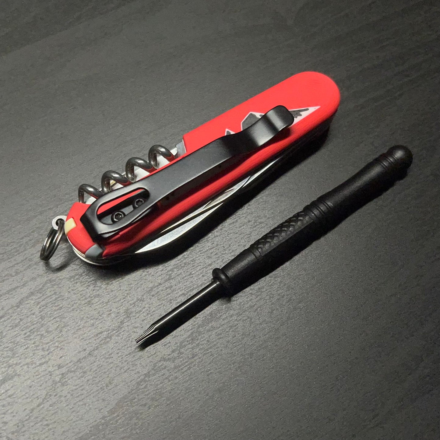 Summit Plus Scales Set for Victorinox SAKs with Optional Pocket Clip
