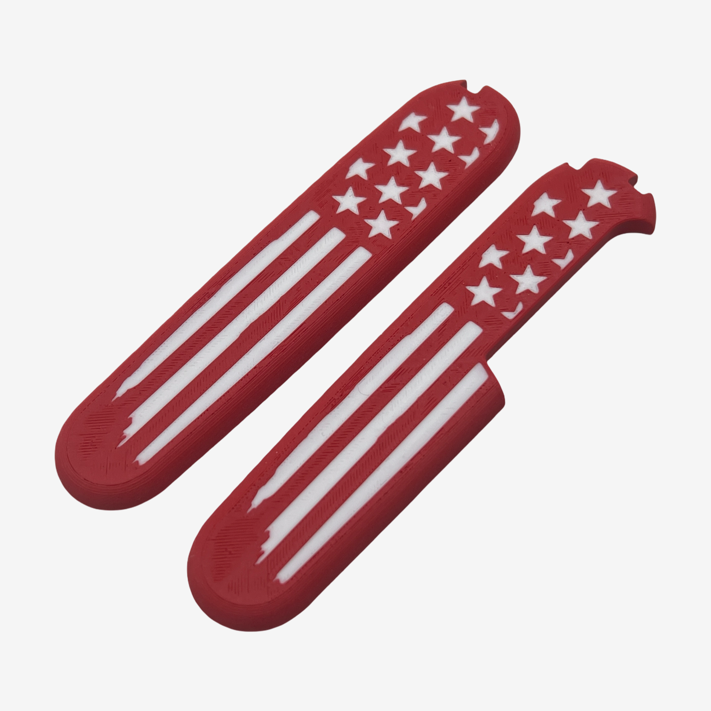 American Flag Plus Scales Set with Optional Pocket Clip for Victorinox SAKs