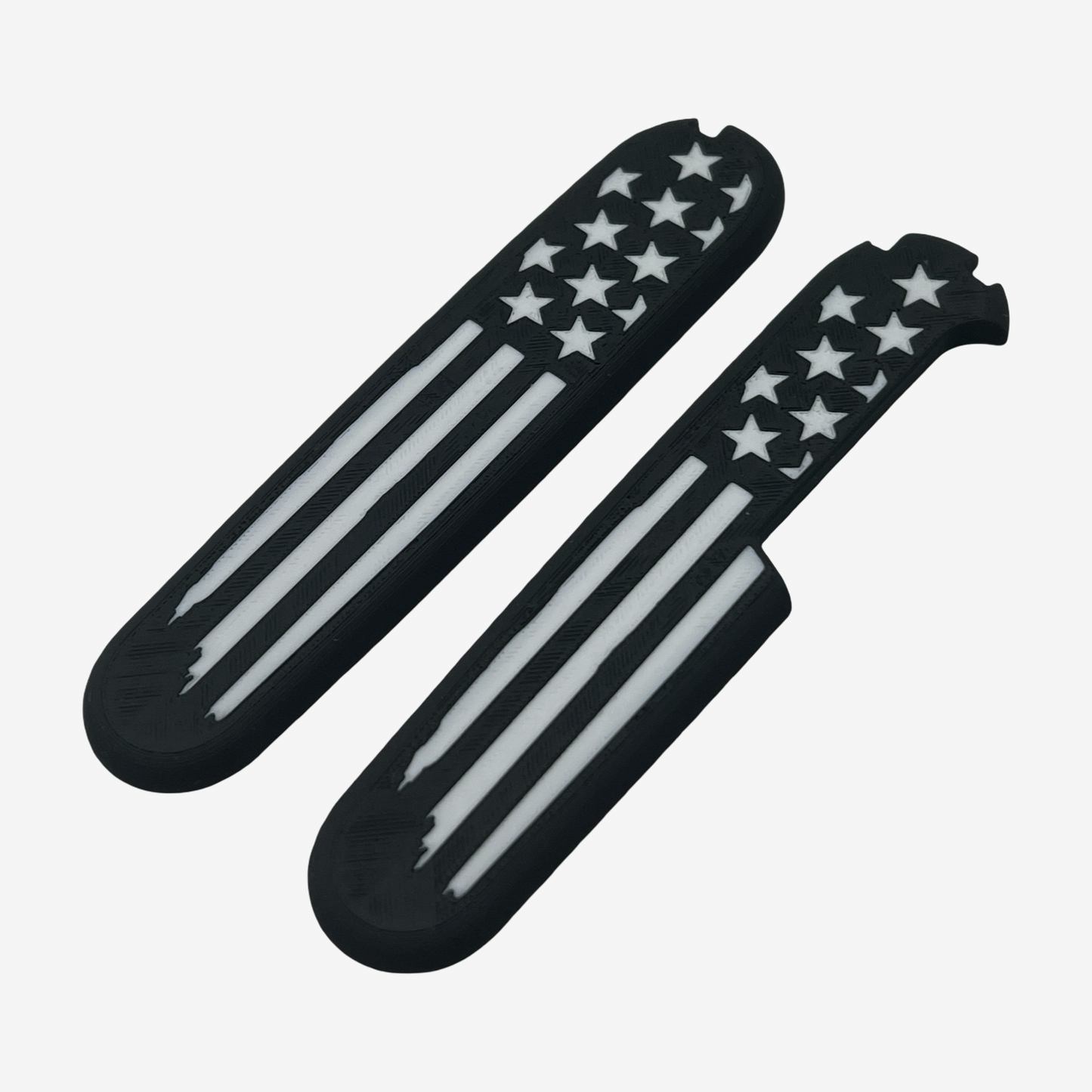 American Flag Plus Scales Set with Optional Pocket Clip for Victorinox SAKs