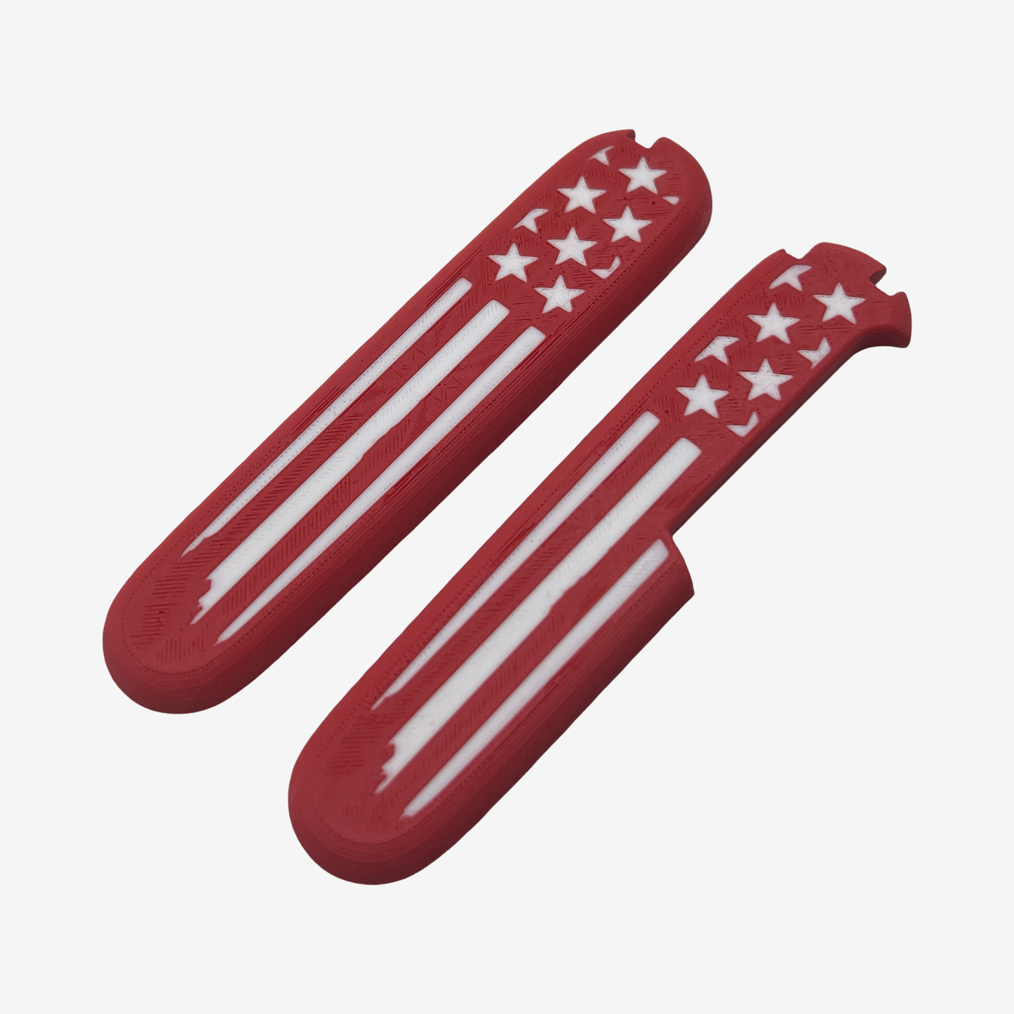 American Flag Plus Scales Set with Optional Pocket Clip for Victorinox SAKs