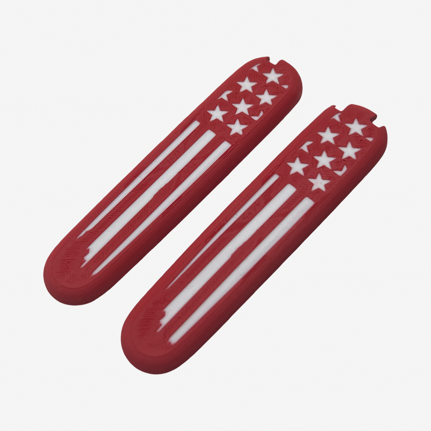 American Flag Plus Scales Set with Optional Pocket Clip for Victorinox SAKs