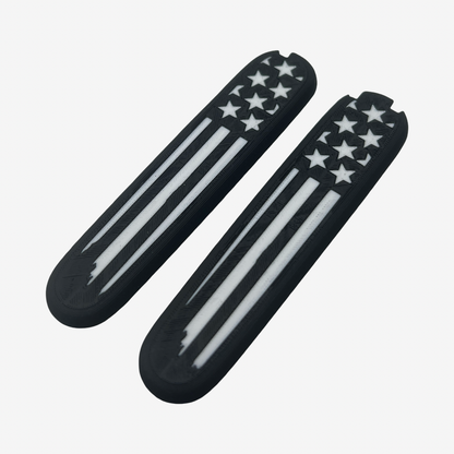 American Flag Plus Scales Set with Optional Pocket Clip for Victorinox SAKs