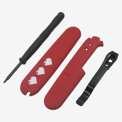 Pixel Heart Plus Scales for Victorinox SAKs