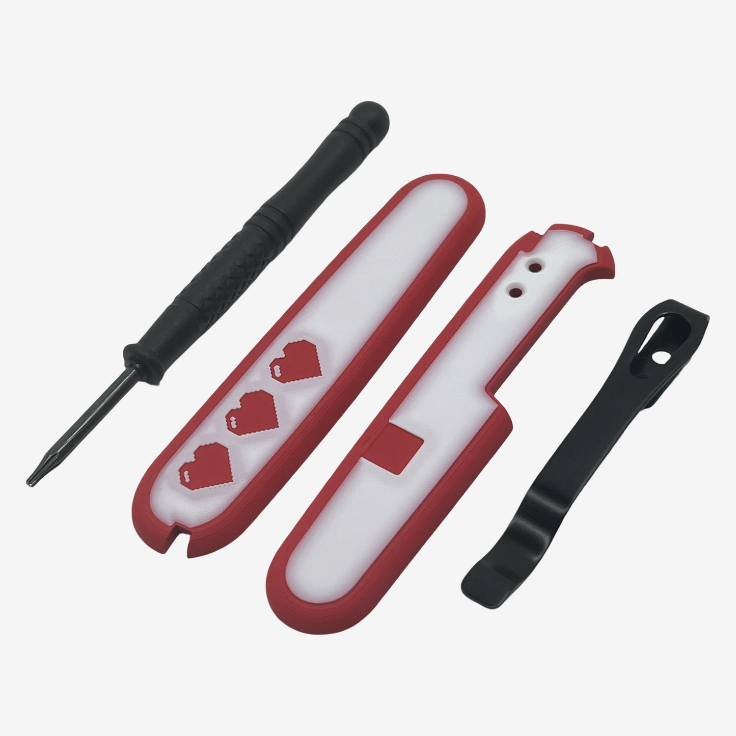 Pixel Heart Plus Scales for Victorinox SAKs