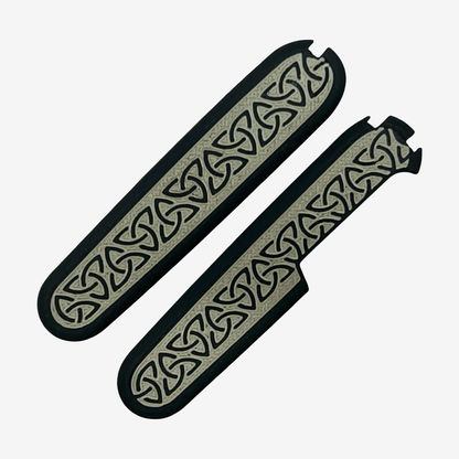 Runic 91mm Plus Scales Set with Optional Pocket Clip for Victorinox SAKs