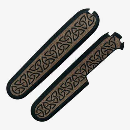 Runic 91mm Plus Scales Set with Optional Pocket Clip for Victorinox SAKs
