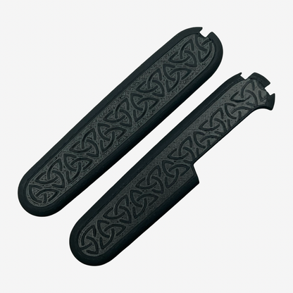 Runic 91mm Plus Scales Set with Optional Pocket Clip for Victorinox SAKs