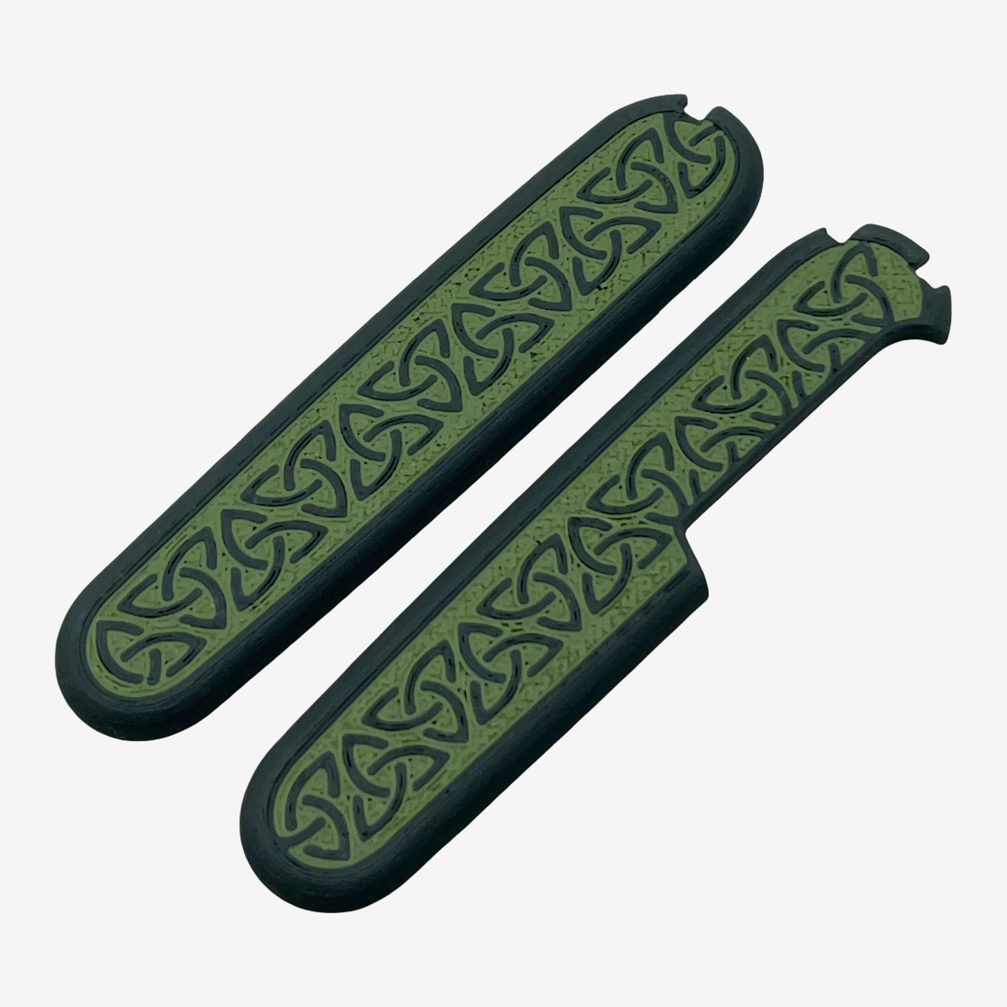 Runic 91mm Plus Scales Set with Optional Pocket Clip for Victorinox SAKs