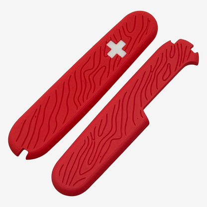 Swiss Cross  91mm Plus Scales Set with Optional Pocket Clip for Victorinox SAKs