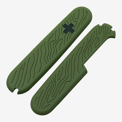 Swiss Cross  91mm Plus Scales Set with Optional Pocket Clip for Victorinox SAKs