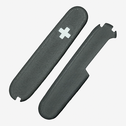 Swiss Cross  91mm Plus Scales Set with Optional Pocket Clip for Victorinox SAKs