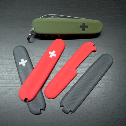 Swiss Cross 84mm Plus Scales Set for Victorinox SAKs