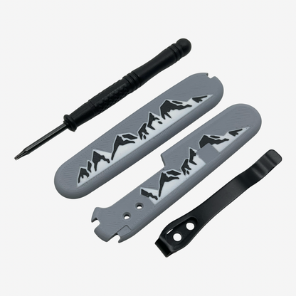 Summit Plus Scales Set for Victorinox SAKs with Optional Pocket Clip