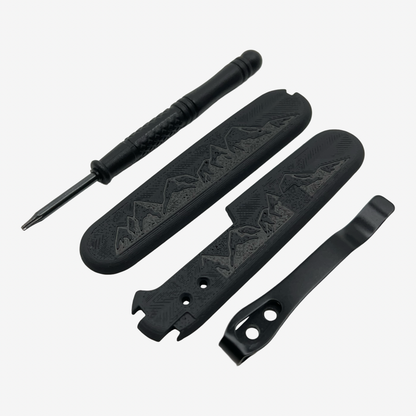 Summit Plus Scales Set for Victorinox SAKs with Optional Pocket Clip