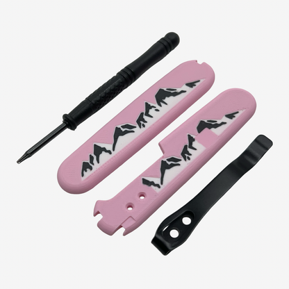 Summit Plus Scales Set for Victorinox SAKs with Optional Pocket Clip