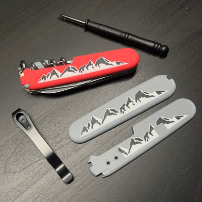 Summit Plus Scales Set for Victorinox SAKs with Optional Pocket Clip