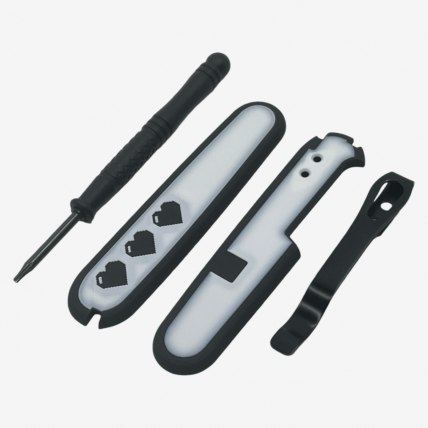 Pixel Heart Plus Scales for Victorinox SAKs