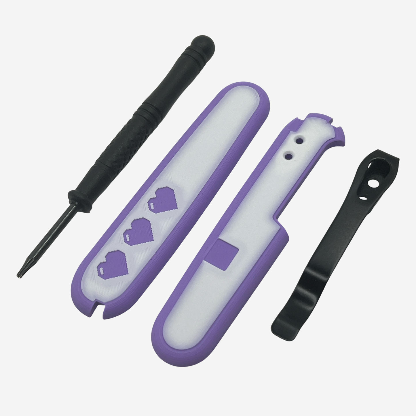 Pixel Heart Plus Scales for Victorinox SAKs